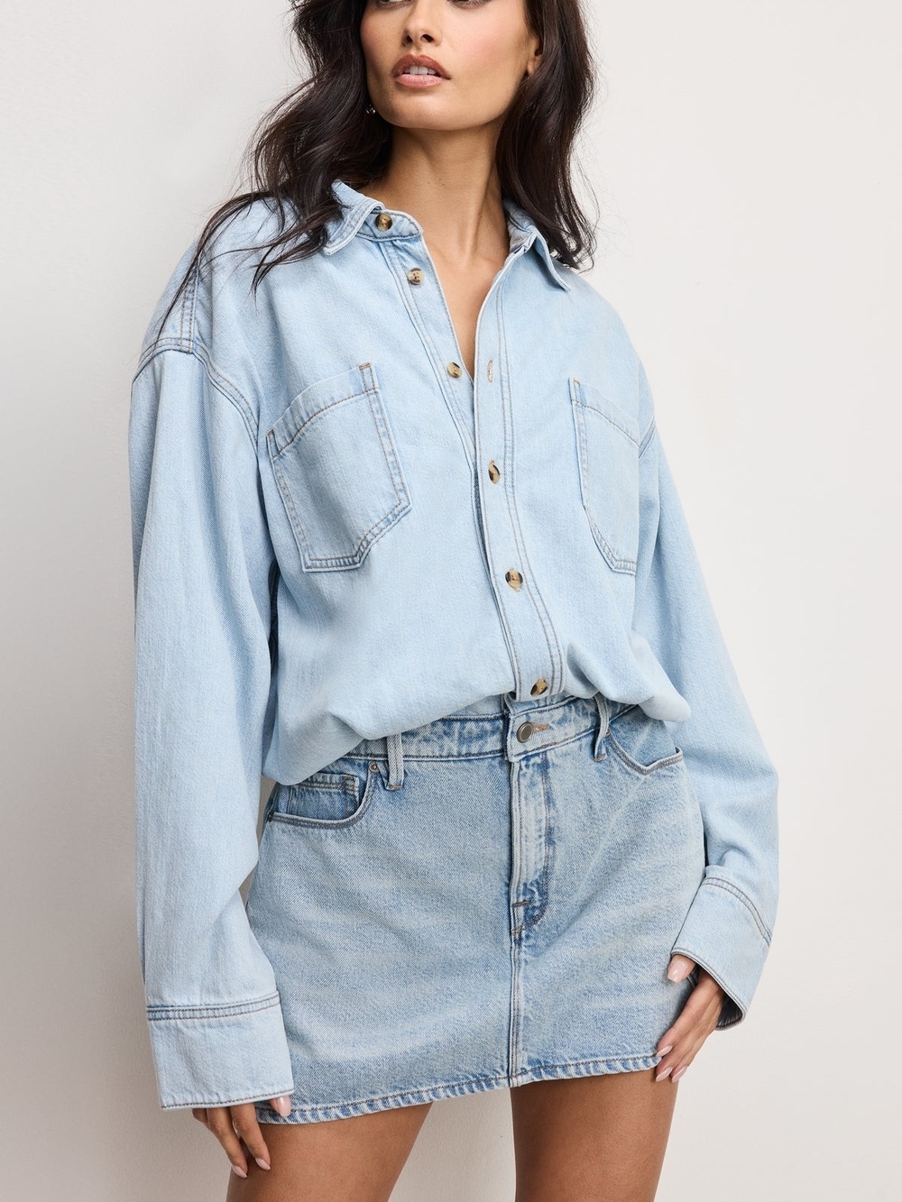 Denim Short Dress 2xl